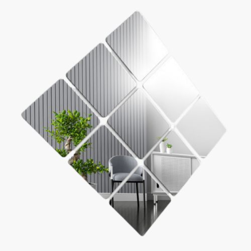 Espejos Decorativos Adhesivos Modulares