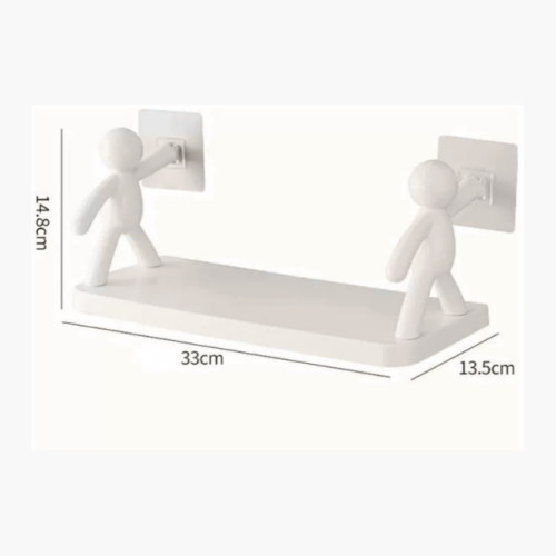 Kit x3 Repisas Flotantes Decorativas con Figura Humana